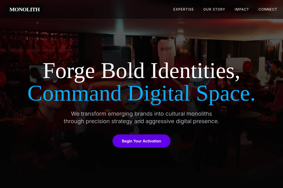 Monolith Brand Activation